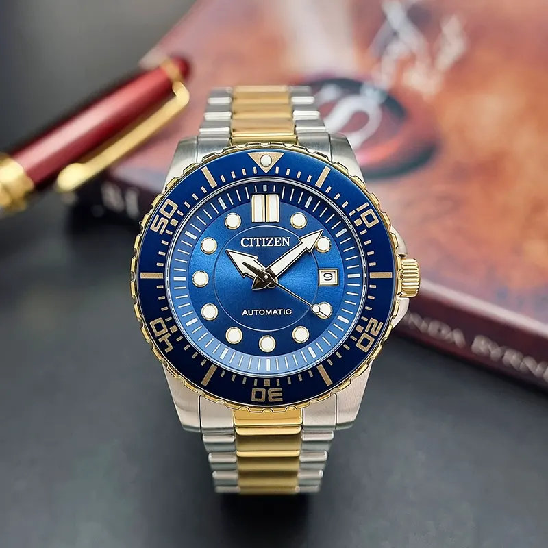Citizen Men's Blue Dial Modern Design Watch-  NJ0174-82L